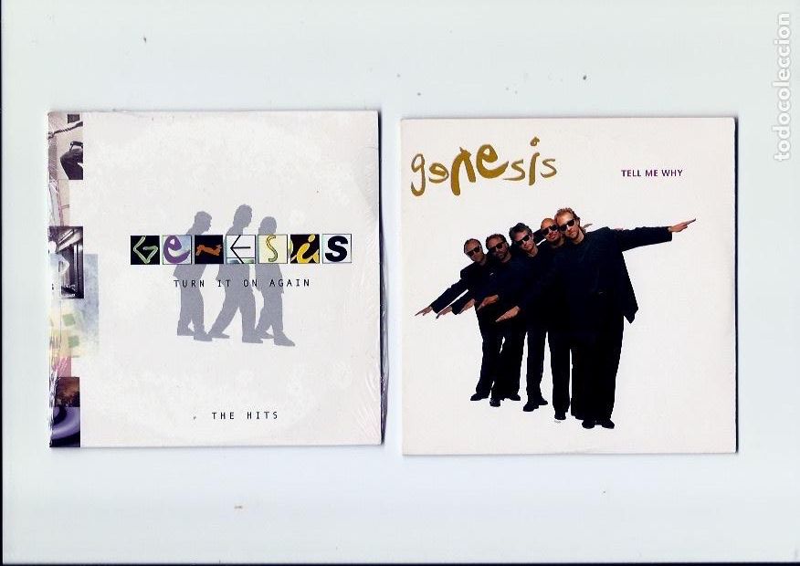 CDs de m&uacute;sica: GENESIS. Tell me why. Turn it on again (2cds single) - Foto 1