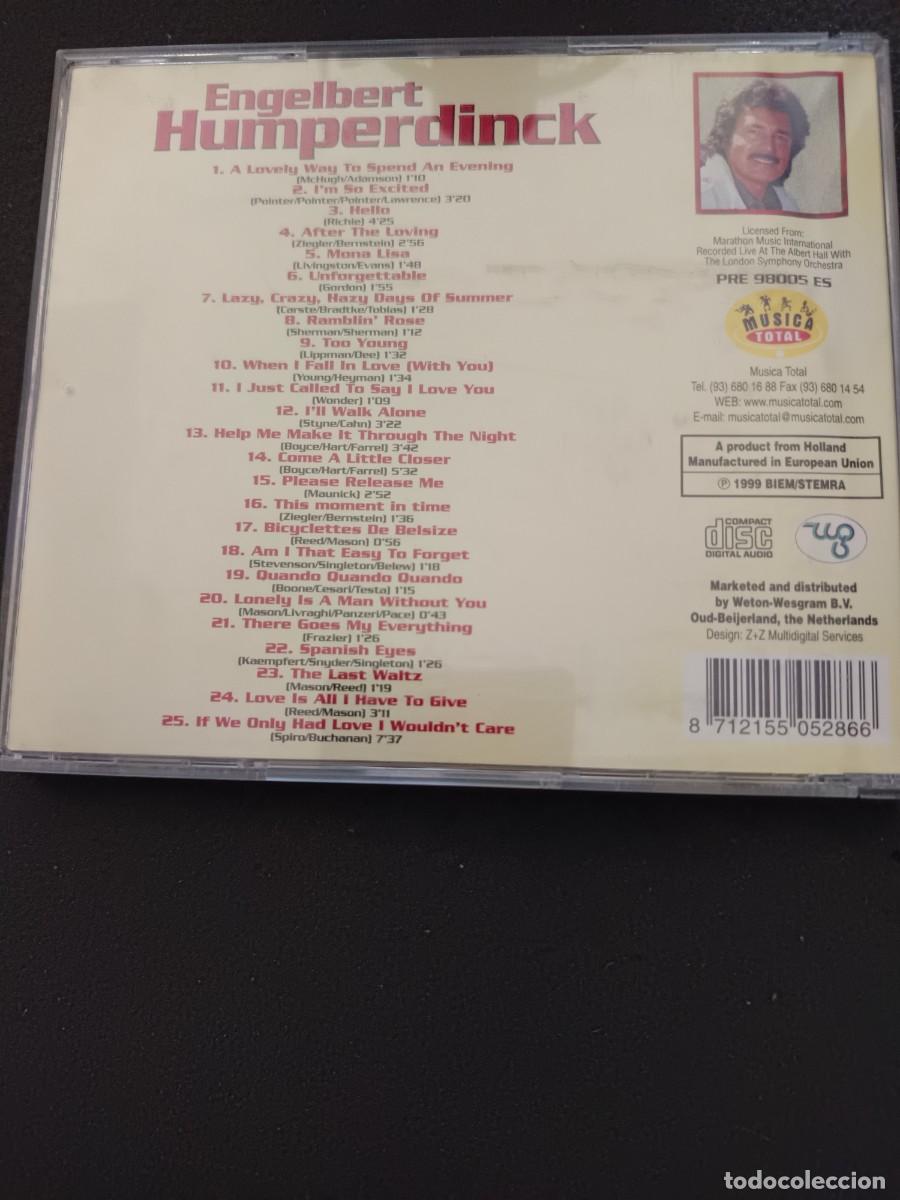 CDs de m&uacute;sica: ENGELBERT HUMPERDINCK. GRANDES &Eacute;XITOS - Foto 2