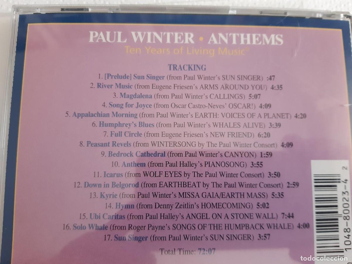CDs de m&uacute;sica: CD PAUL WINTER ANTHEMS - Foto 2