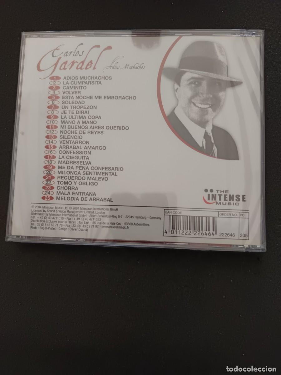 CDs de m&uacute;sica: CARLOS GARDEL. ADIOS MUCHACHOS - Foto 2