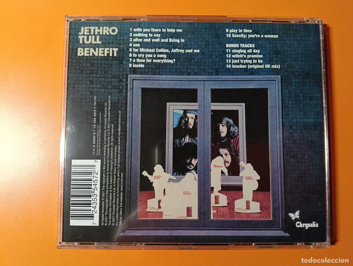 CDs de m&uacute;sica: CD JETHRO TULL - BENEFIT con BONUS TRACKS - Foto 2