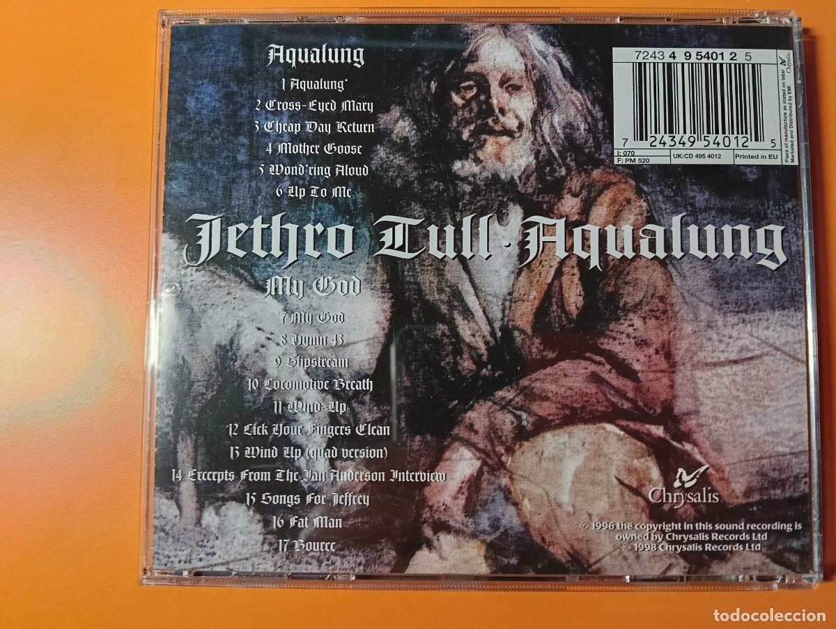 CDs de m&uacute;sica: CD JETHRO TULL - AQUALUNG con 17 TEMAS (Chrysalis, 1998) - Foto 2
