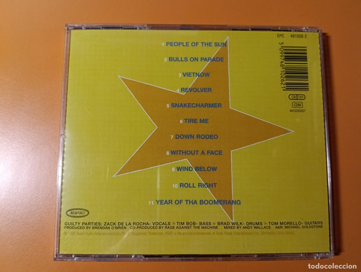 CDs de m&uacute;sica: CD RAGE AGAINST THE MACHINE - EVIL EMPIRE (Epic, 1996) - Foto 2