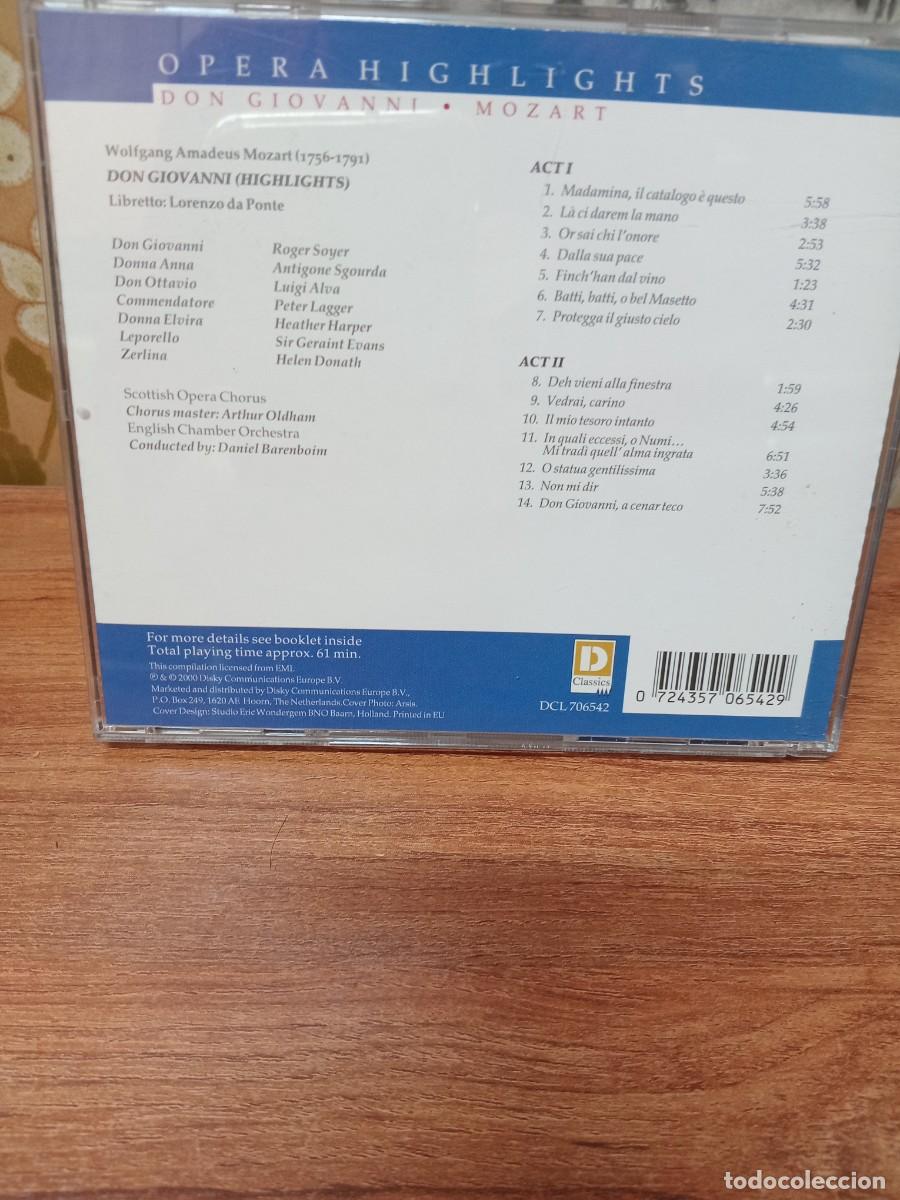 CDs de m&uacute;sica: DON GIOVANNI - MOZART - CD - Foto 2