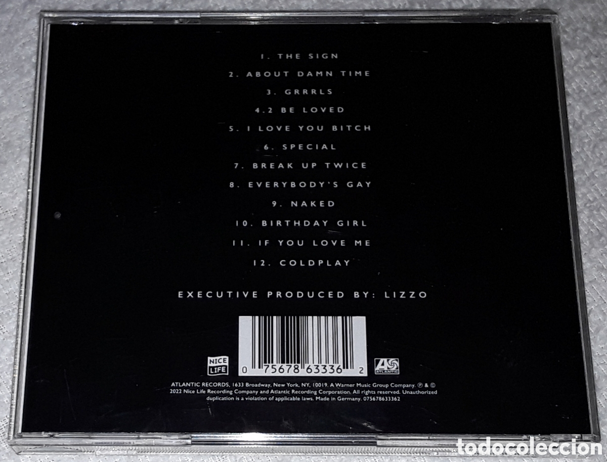 CDs de m&uacute;sica: CD - LIZZO - SPECIAL - MADE IN GERMANY - Foto 2