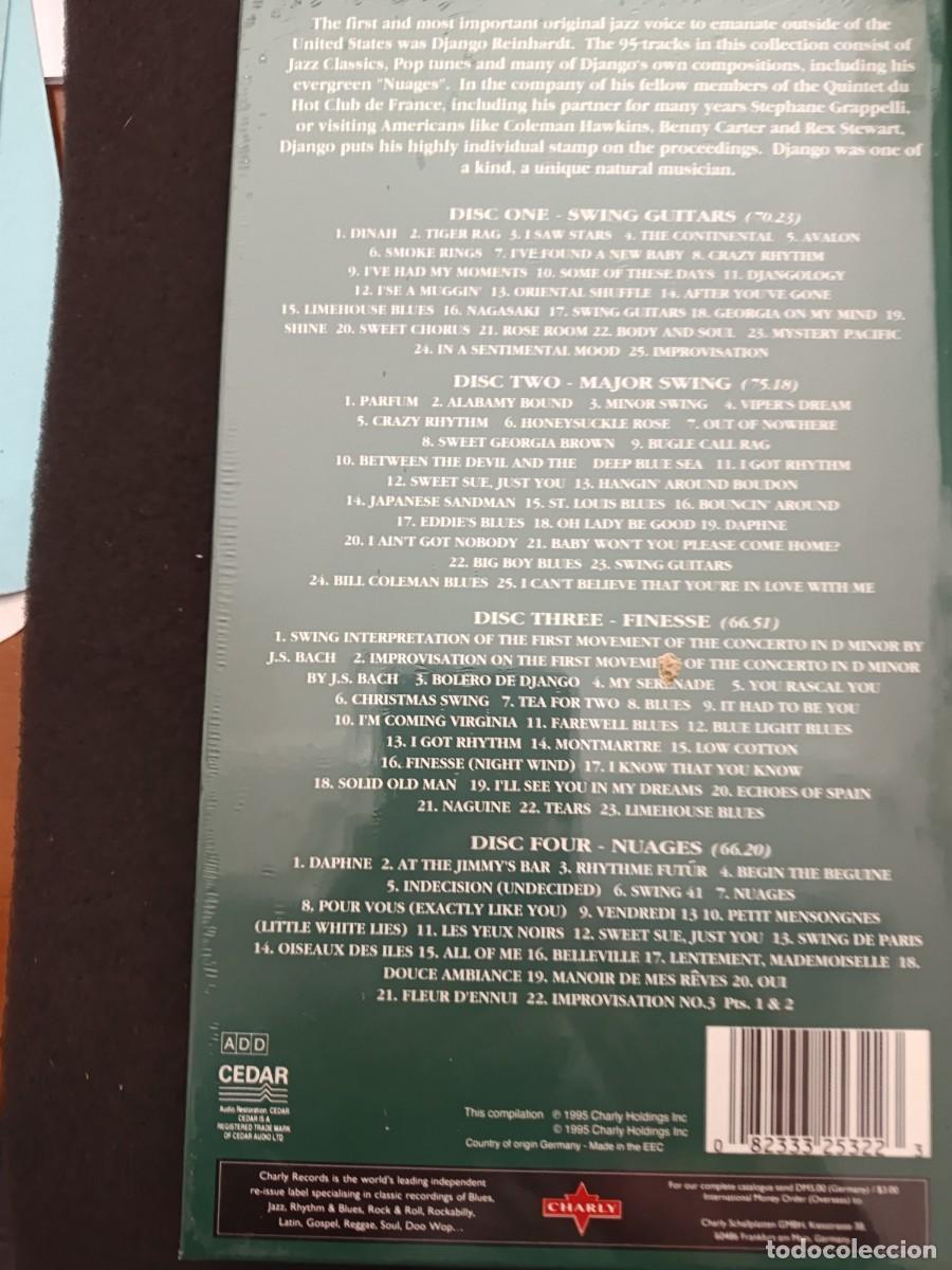 CDs de m&uacute;sica: 4 CD-SET. DJANGO REINHARDT. SWING DE PARIS. - Foto 2