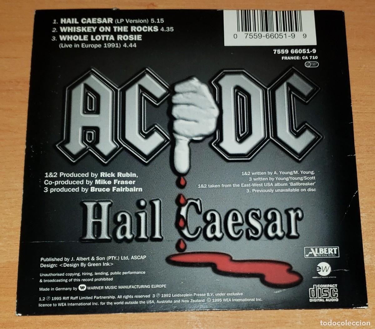 CDs de m&uacute;sica: AC/DC - Hail Caesar CD Single - Foto 2