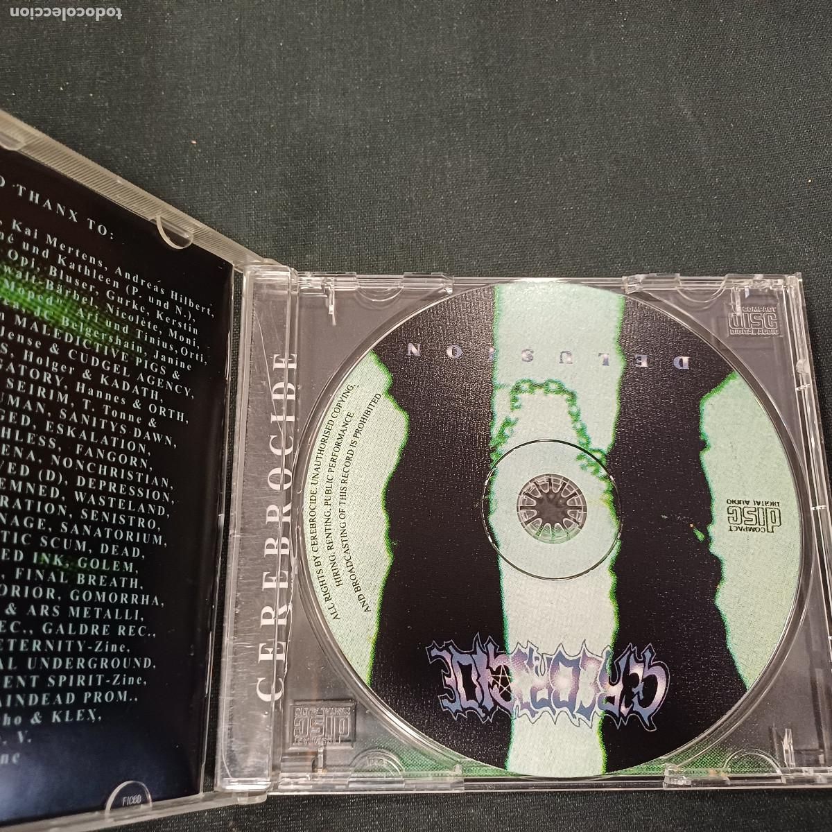 CDs de m&uacute;sica: CEREBROCIDE/DELUSION/CD METAL. - Foto 2