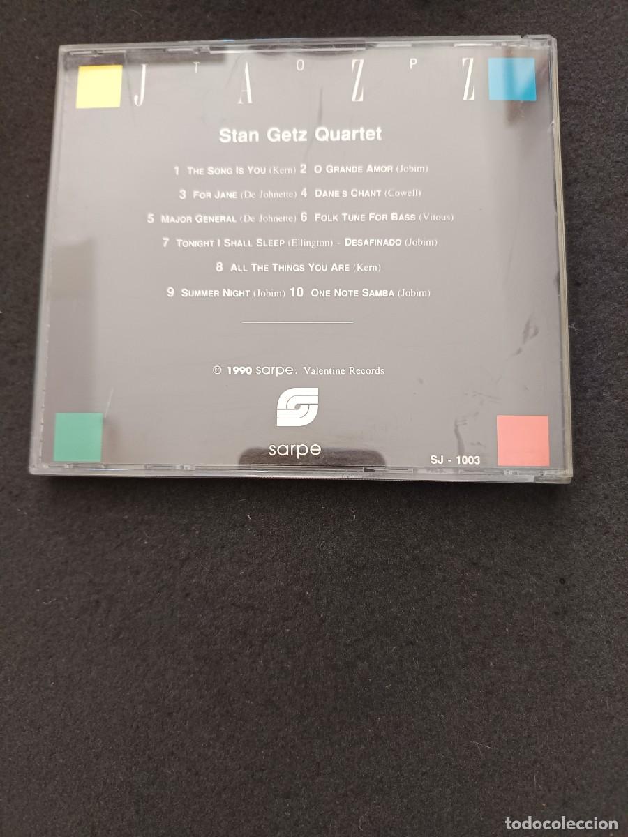 CDs de m&uacute;sica: STAN GETZ QUARTET (TOP JAZZ SARPE). - Foto 2
