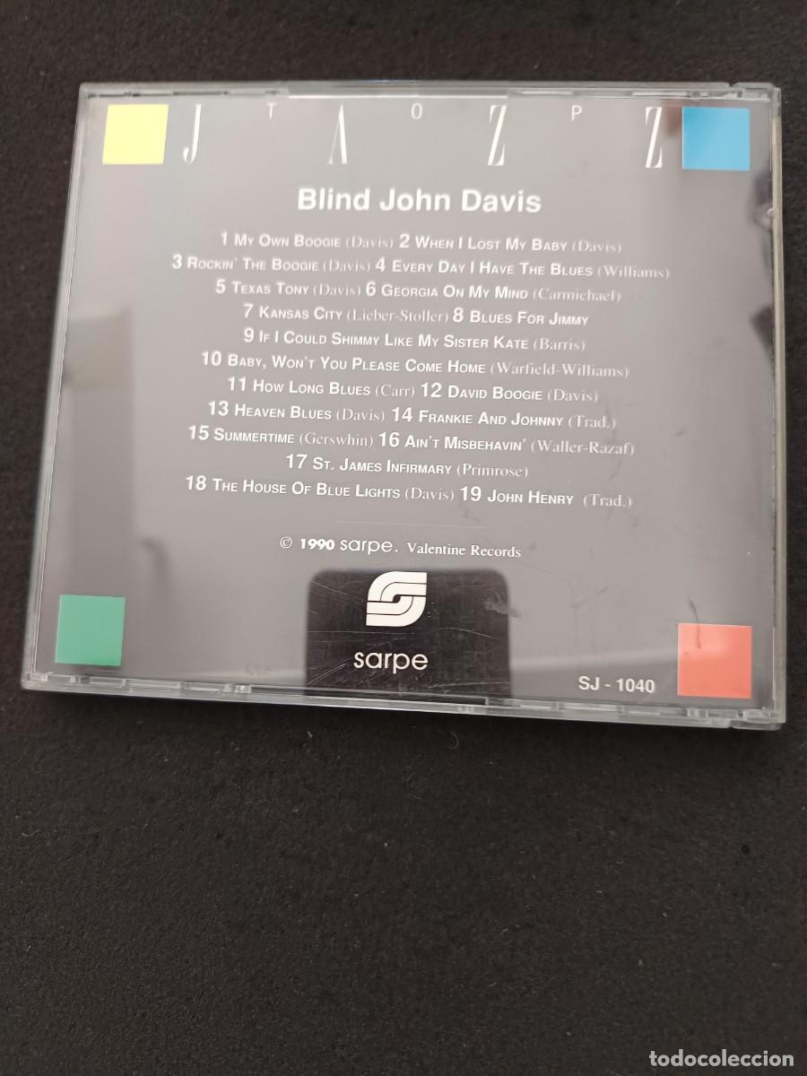 CDs de m&uacute;sica: BLIND JOHN DAVIS (TOP JAZZ SARPE). - Foto 2