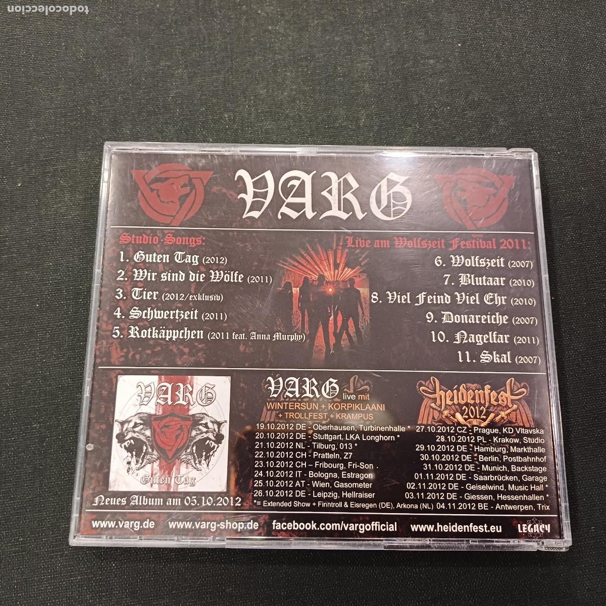 CDs de m&uacute;sica: VARG/LEGACY EP/CD METAL. - Foto 3