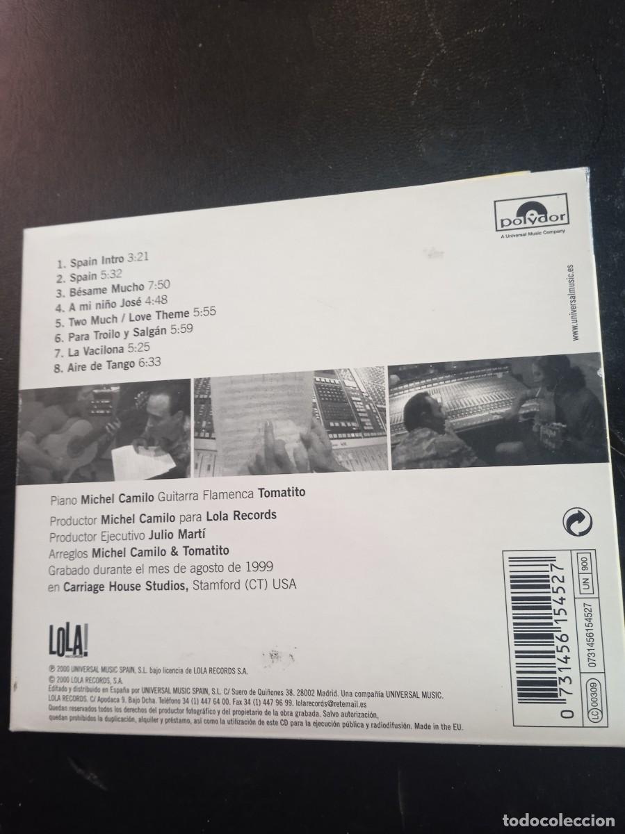 CDs de m&uacute;sica: MICHEL CAMILO & TOMATITO- SPAIN. CD - Foto 2
