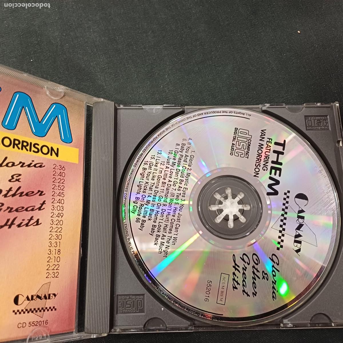 CDs de m&uacute;sica: THEM/FEATURING VAN MORRISON/CD. - Foto 2