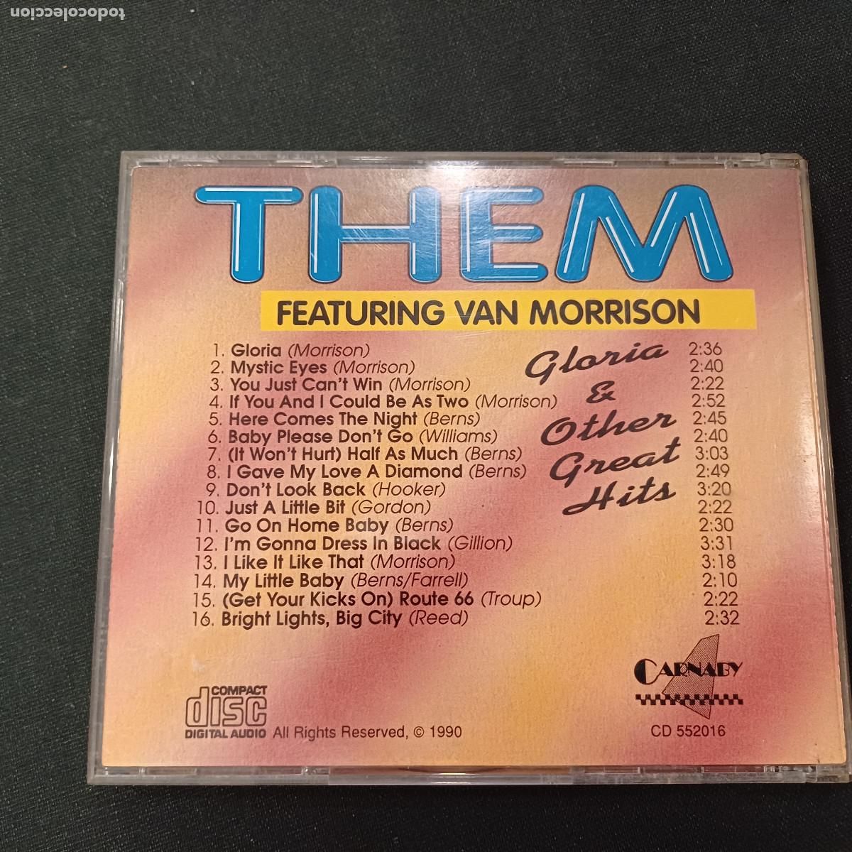 CDs de m&uacute;sica: THEM/FEATURING VAN MORRISON/CD. - Foto 3