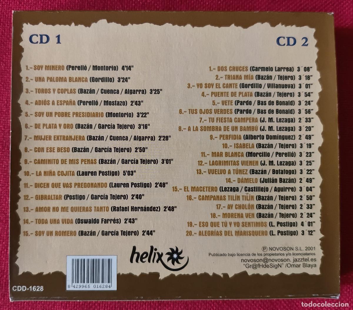 CDs de m&uacute;sica: Antonio Molina. El rey de la copla. 2 CDs. - Foto 2