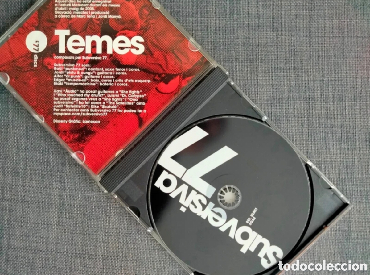 CDs de m&uacute;sica: Subversiva 77 &rdquo;S/T&rdquo; (punk rock) - Foto 2