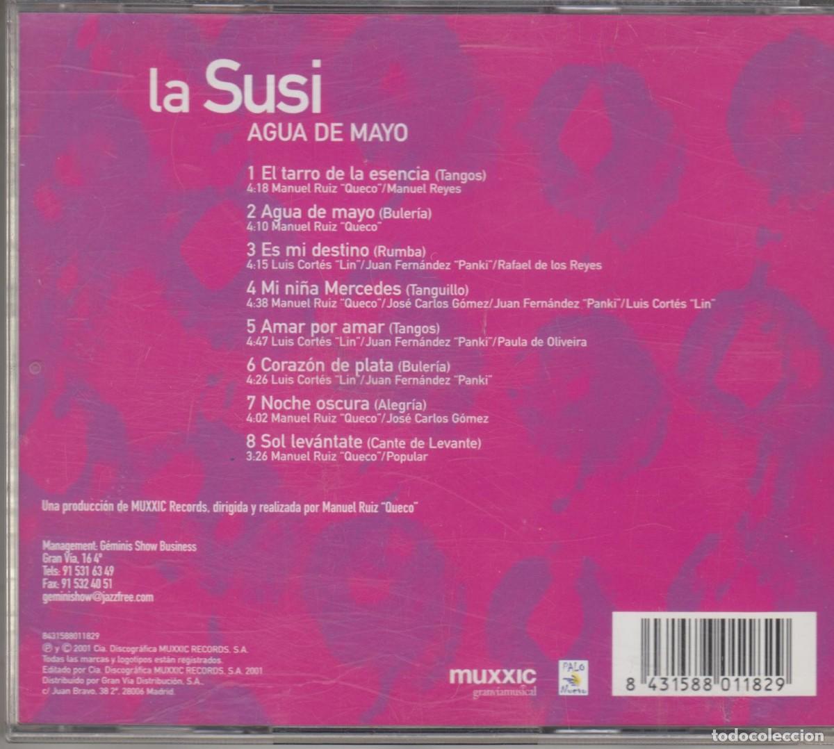 CDs de m&uacute;sica: La Susi cd Agua De Mayo 2001 - Foto 2