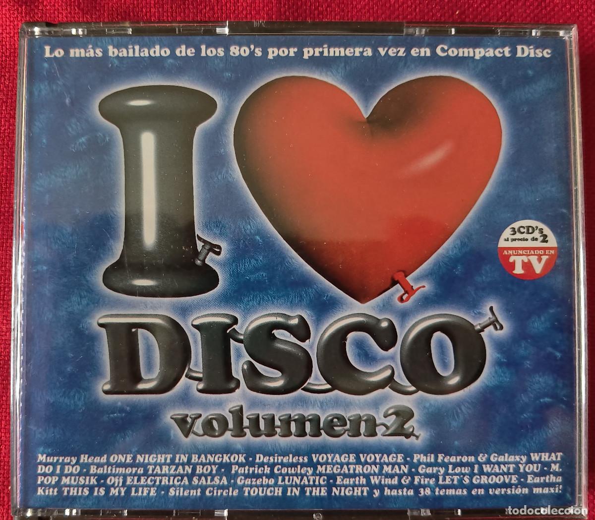 CDs de m&uacute;sica: I love disco. Volumen 2. 3 CDs. - Foto 1