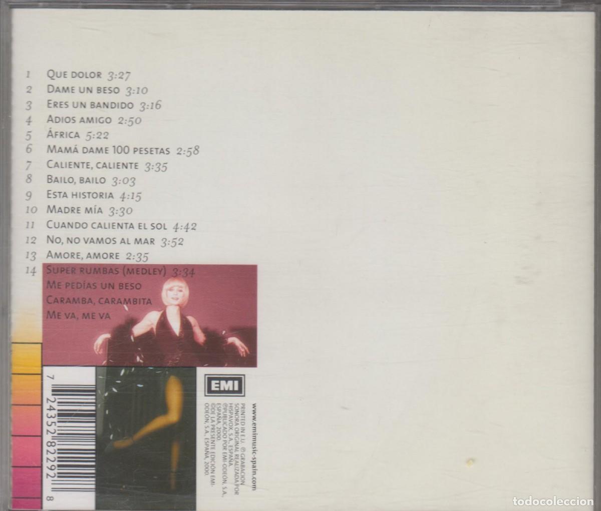 CDs de m&uacute;sica: Raffaella Carr&aacute; cd Los &eacute;xitos 2000 EMI Spain - Foto 2