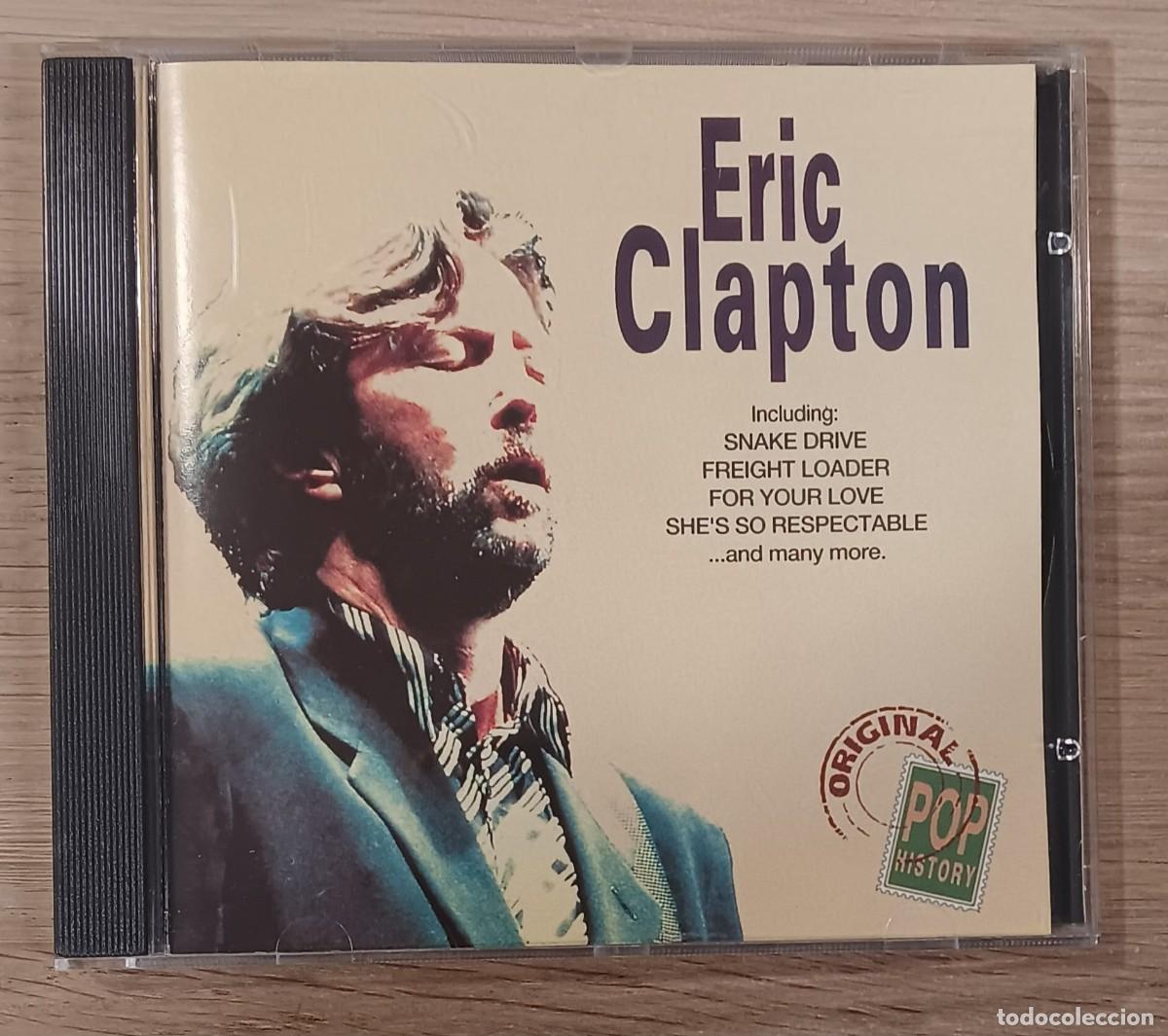 CDs de m&uacute;sica: CD COMPACT DISC ERIC CLAPTON POP HISTORY - Foto 1