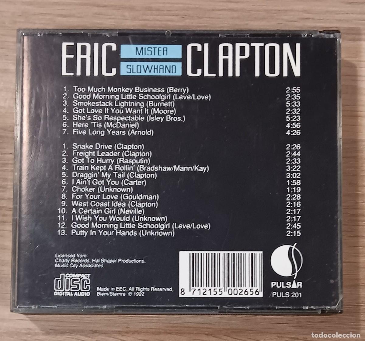 CDs de m&uacute;sica: CD DOBLE 2 DISCOS COMPACT DISC ERIC CLAPTON MISTER SLOWHAND - Foto 4