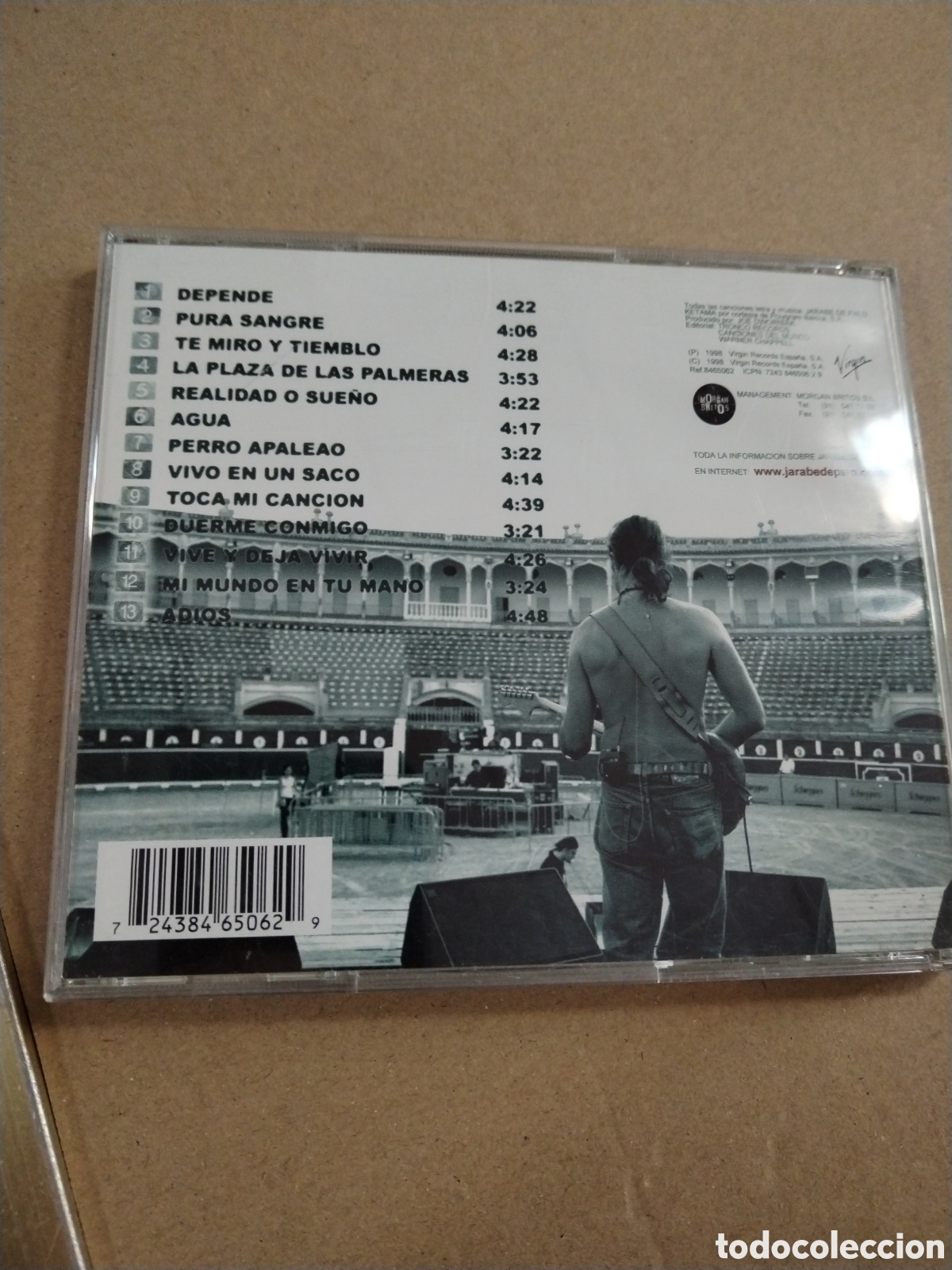 CDs de m&uacute;sica: JARABE DE PALO - DEPENDE (1998) CD. - Foto 2