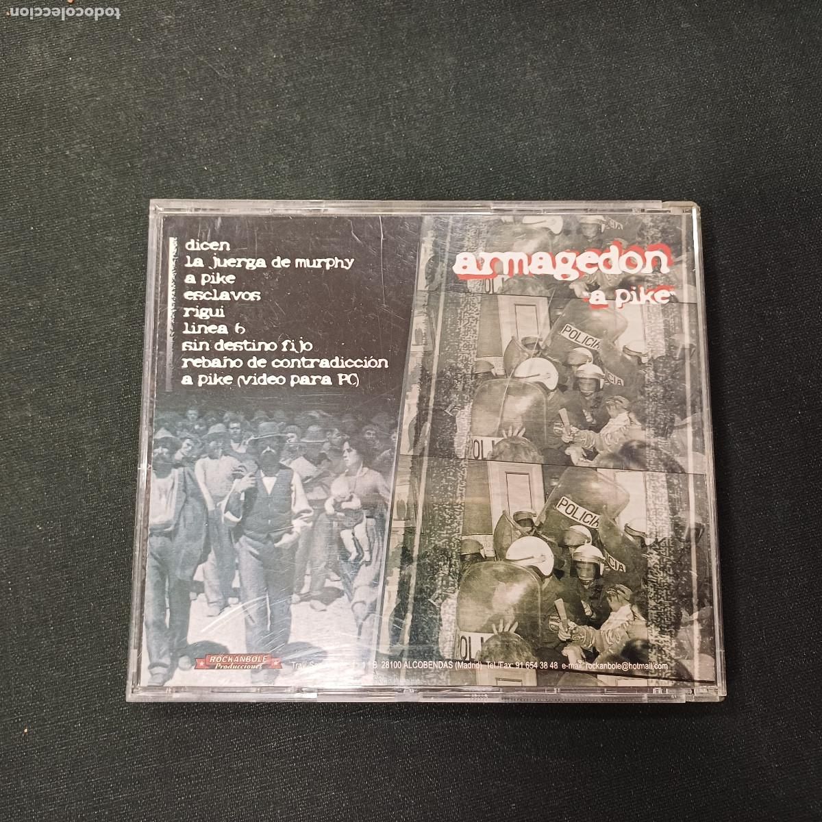 CDs de m&uacute;sica: ARGAMEDON/A PIKE/CD PUNK. - Foto 3