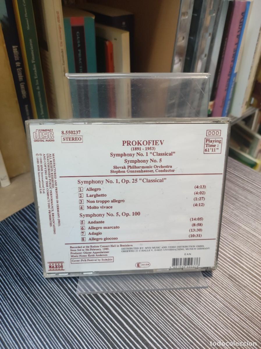 CDs de m&uacute;sica: Symphony No. 1 &rdquo;Classical&rdquo; & No. 5 Prokofiev - Foto 2