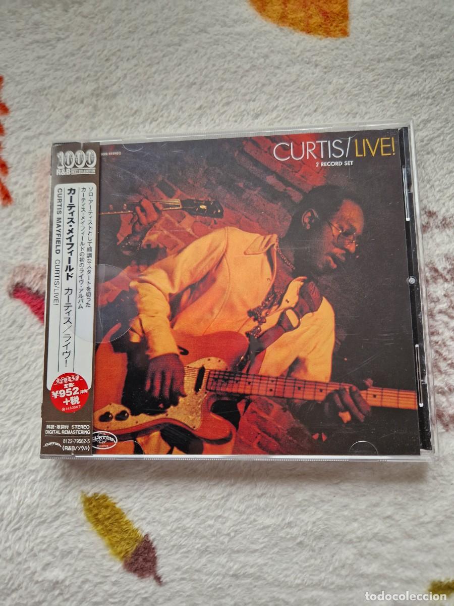 CDs de m&uacute;sica: Curtis Mayfield - &rdquo;Live&rdquo; CD Japon - Foto 1