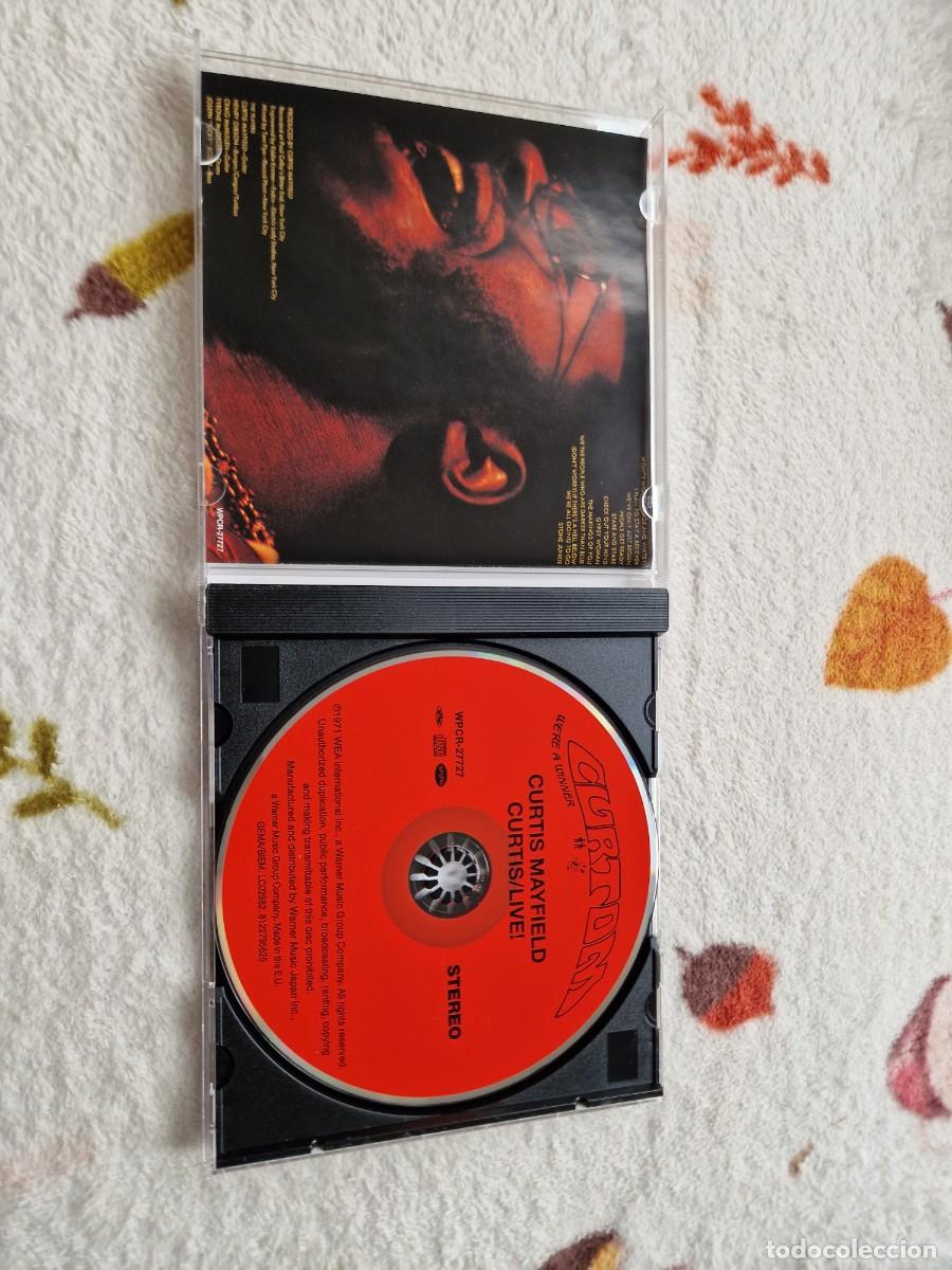 CDs de m&uacute;sica: Curtis Mayfield - &rdquo;Live&rdquo; CD Japon - Foto 3