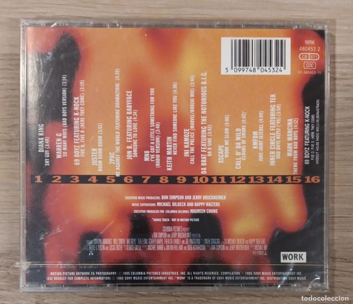 CDs de m&uacute;sica: CD COMPACT DISC BSO BAD BOYS PRECINTADO - Foto 2