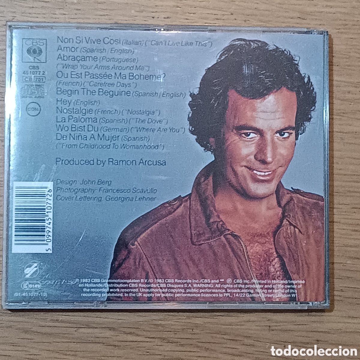 CDs de m&uacute;sica: Julio Iglesias CD Julio - Foto 2