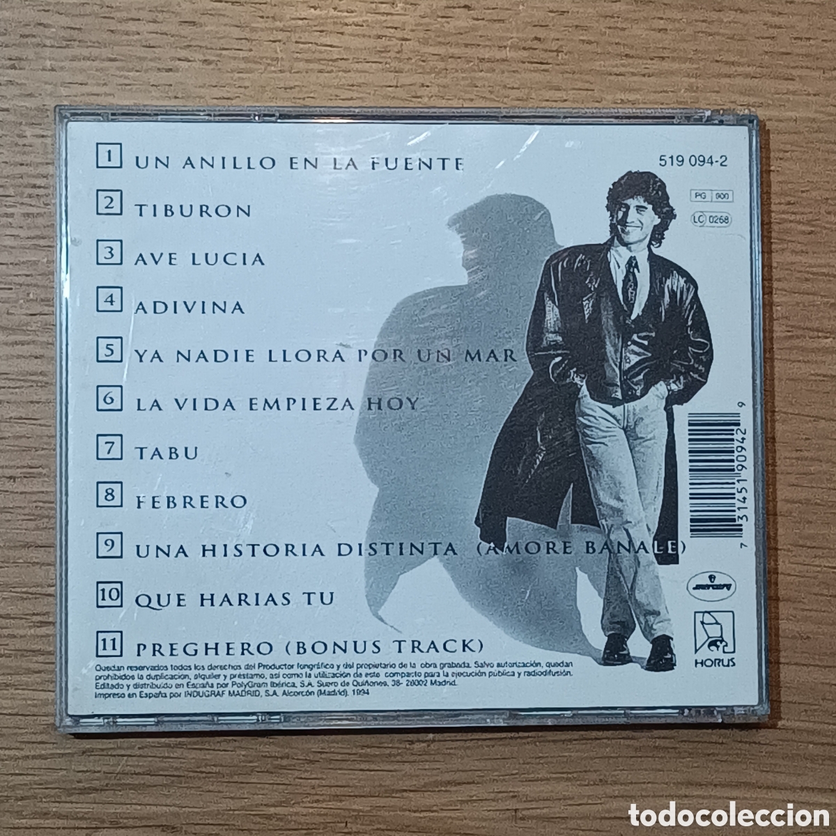 CDs de m&uacute;sica: Sergio Dalma CD Adivina - Foto 2