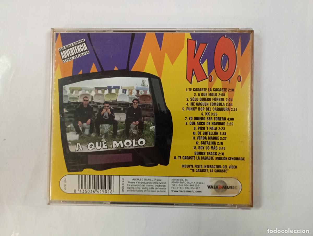 CDs de m&uacute;sica: K.O. A QUE MOLO. CD TDKV144 - Foto 2