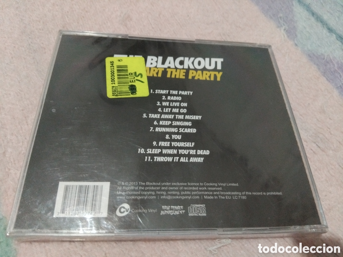 CDs de m&uacute;sica: The Blackout Start The Party cd - Foto 2