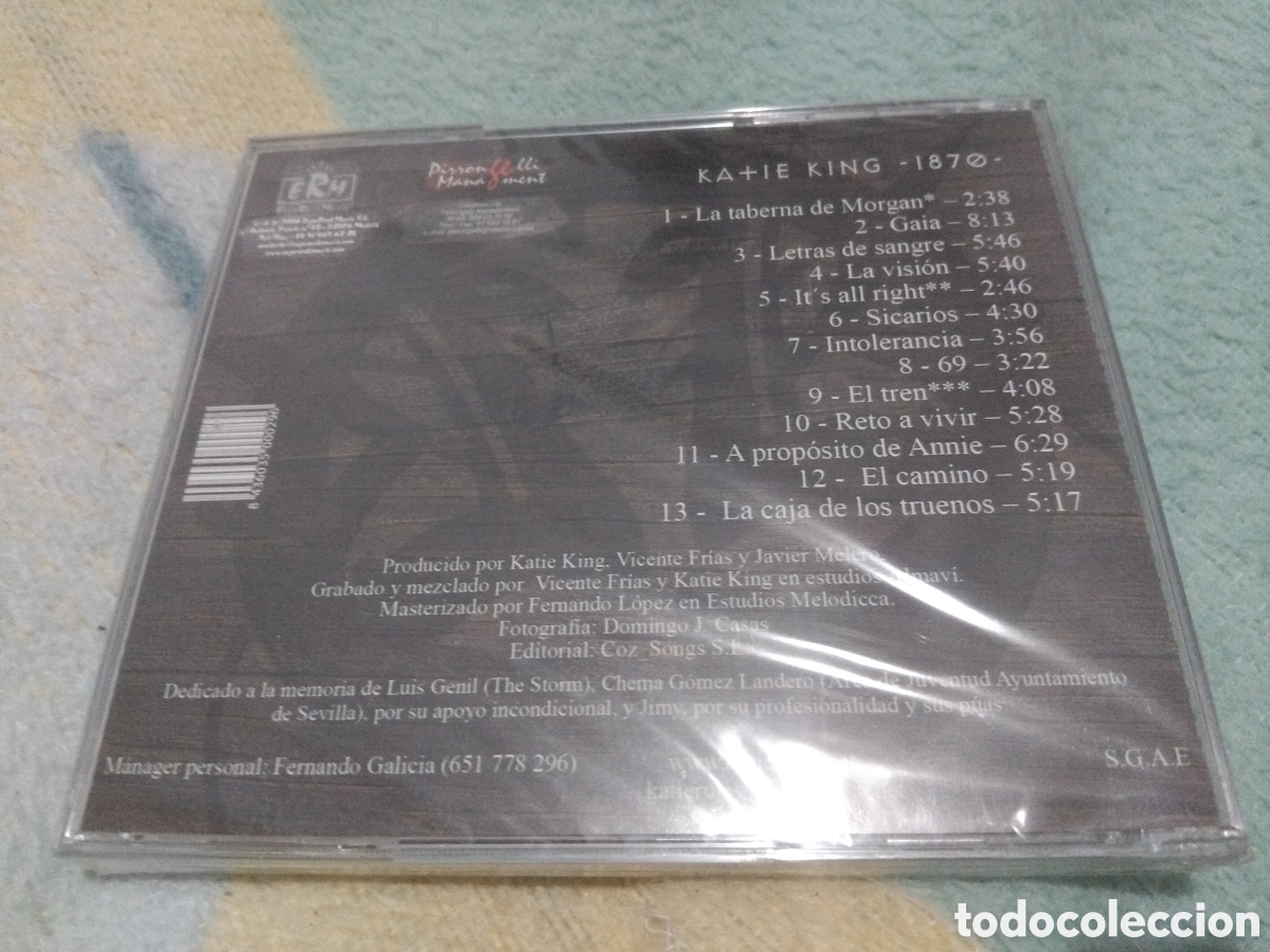CDs de m&uacute;sica: Katie King ( cd 1870 cd precintado) - Foto 2