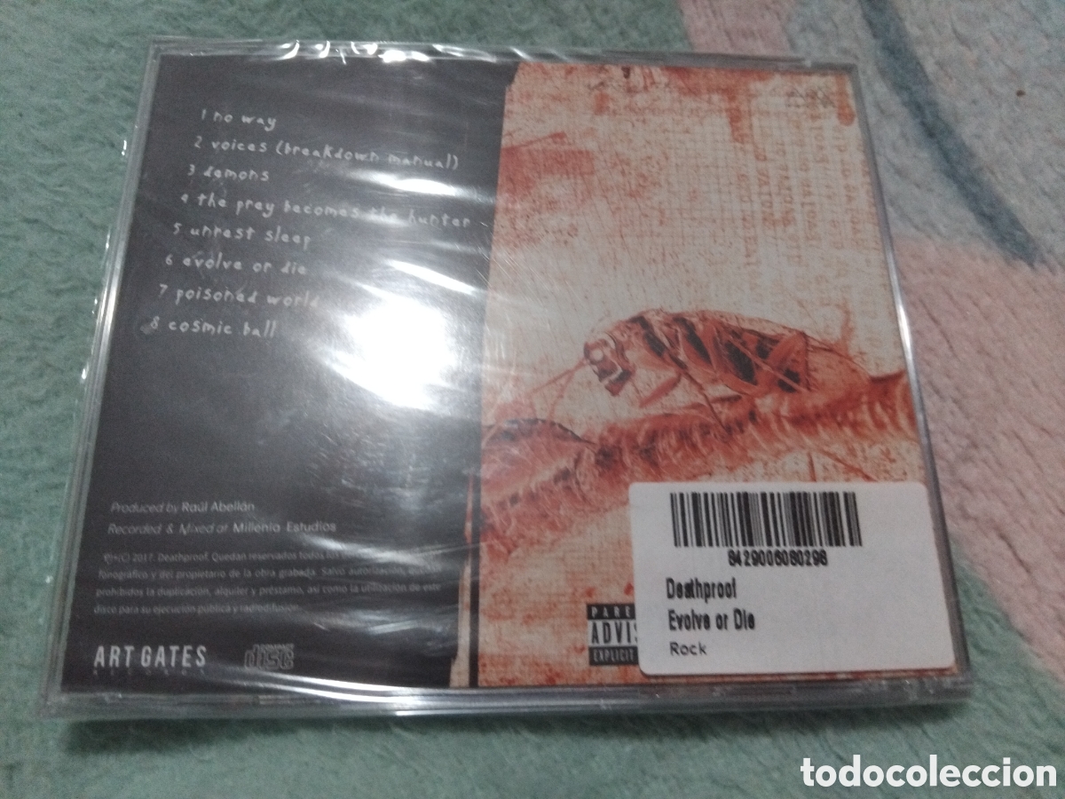 CDs de m&uacute;sica: Deathproof (cd evolver or die) - Foto 2