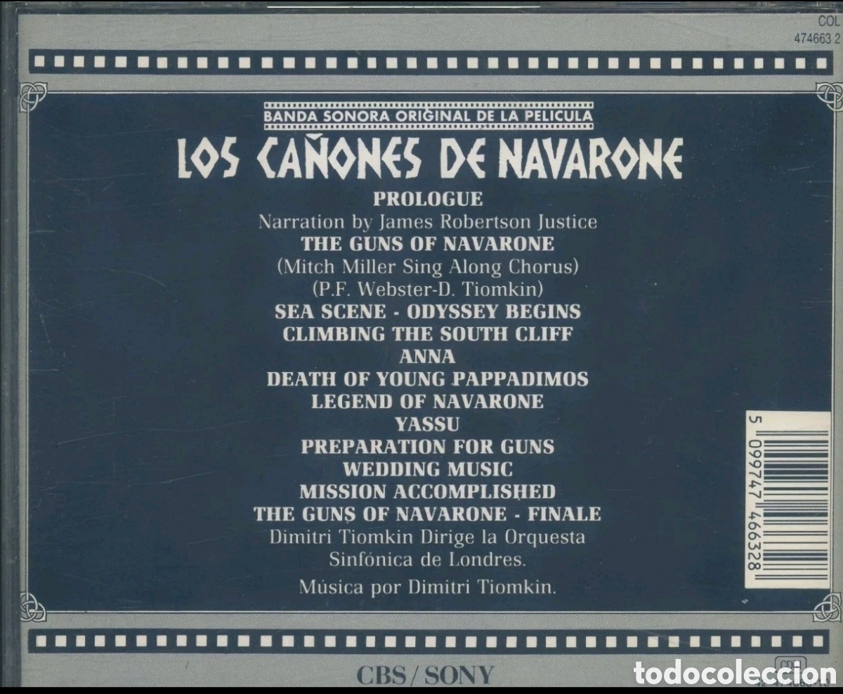 CDs de m&uacute;sica: Los ca&ntilde;ones de Navarone - Foto 2