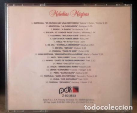 CDs de m&uacute;sica: MELOD&Iacute;AS M&Aacute;GICAS - DEL MUNDO/ CD - 1994 - Foto 4