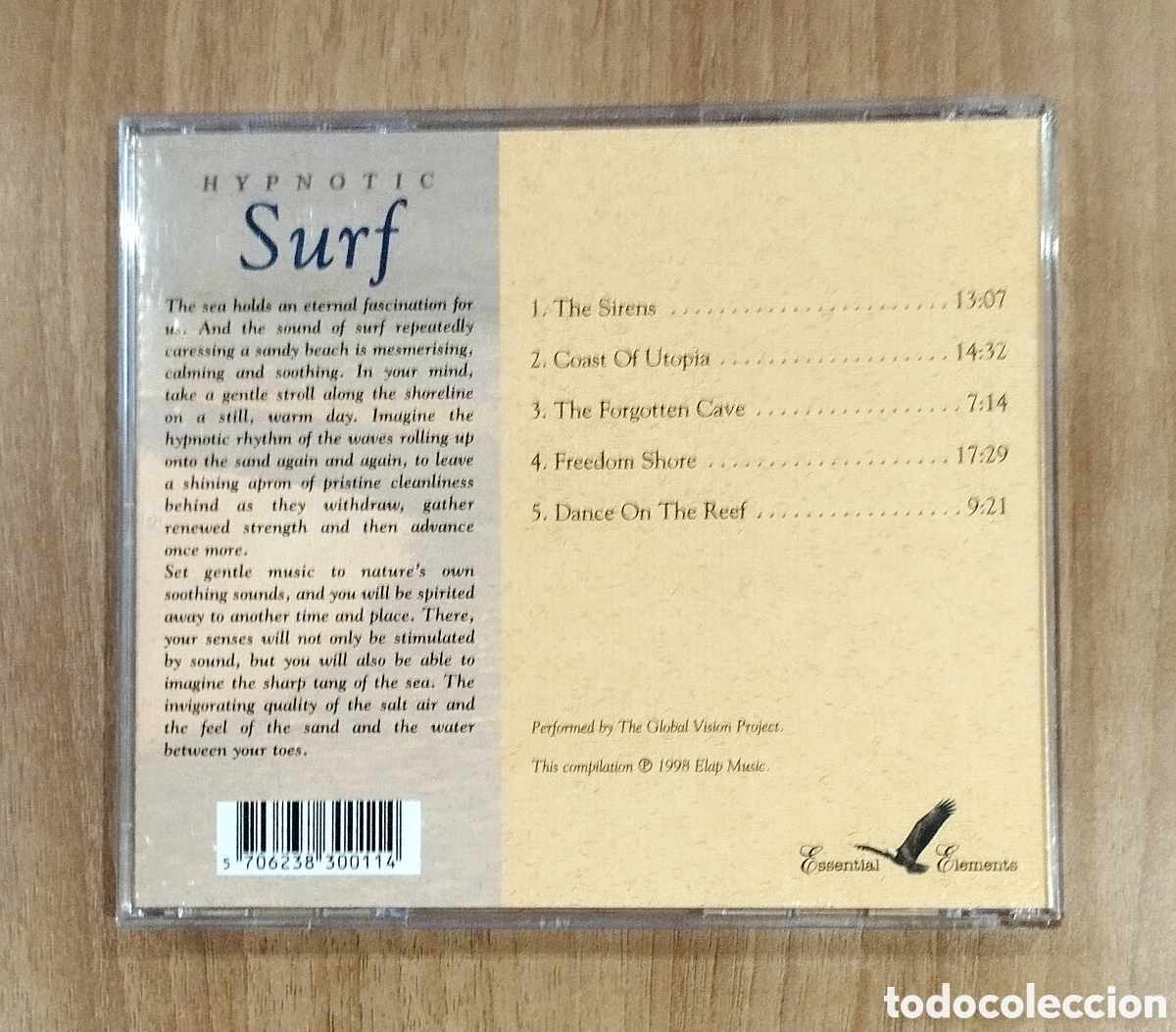 CDs de m&uacute;sica: CD &rdquo;HYPNOTIC SURF&rdquo;. A TRANQUIL AND MELODIE VOYAGE - Foto 2