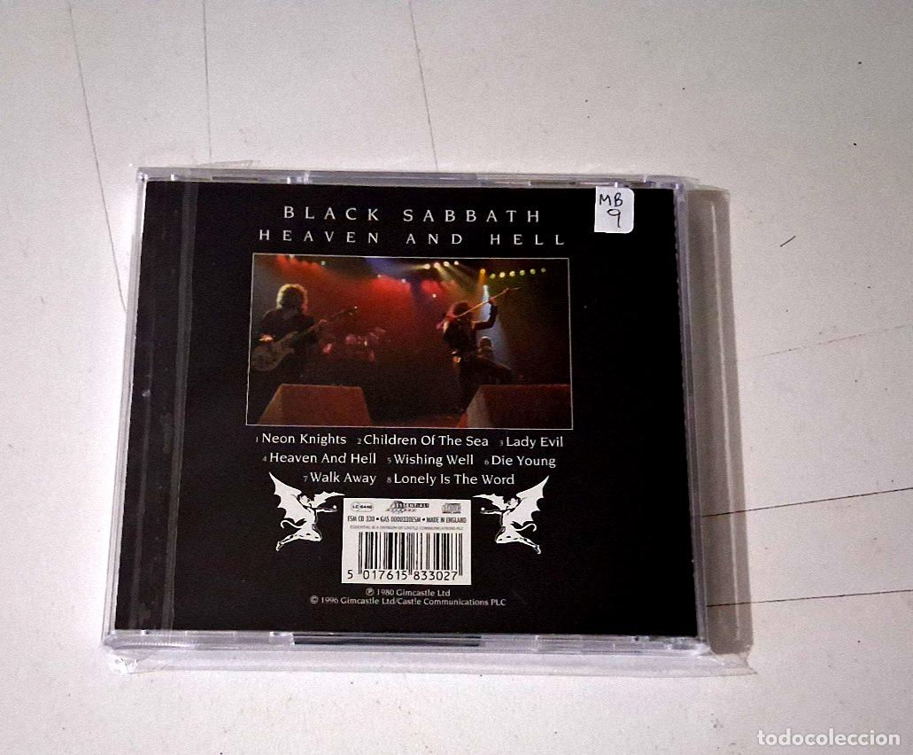 CDs de m&uacute;sica: BLACK SABBATH &rdquo;HEAVEN AND HELL&rdquo; CD 8 TRACKS - Foto 2