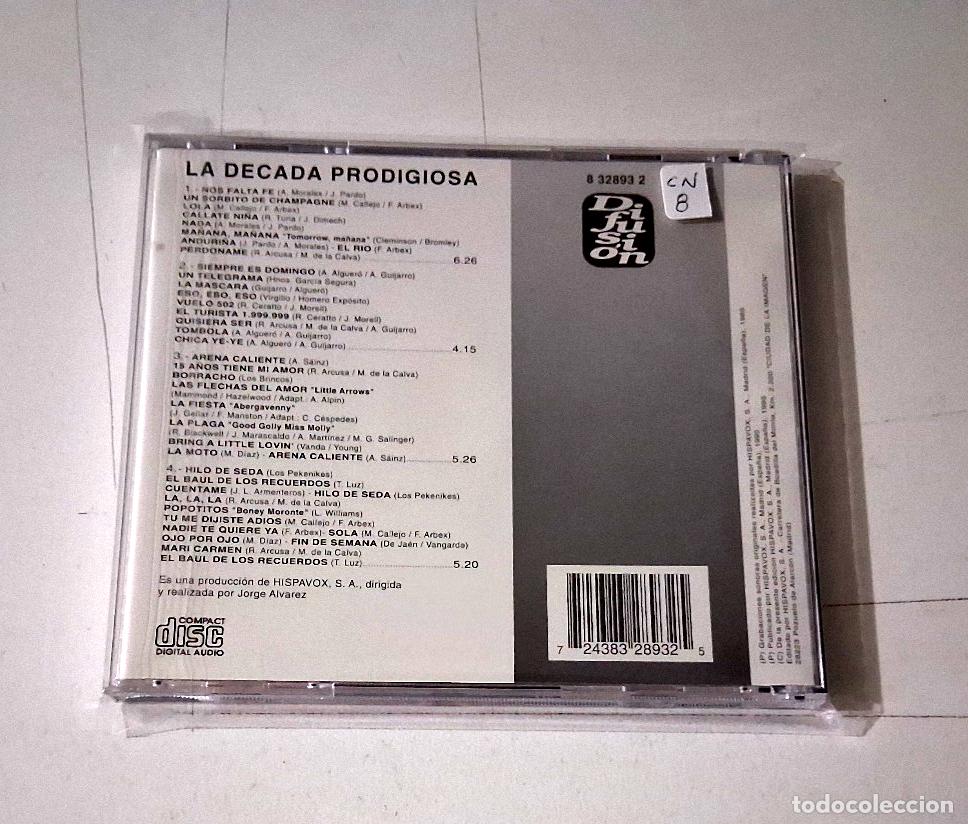 CDs de m&uacute;sica: LA DECADA PRODIGIOSA &rdquo;LA DECADA PRODIGIOSA&rdquo; CD 4 TRACKS COMO NUEVO - Foto 2