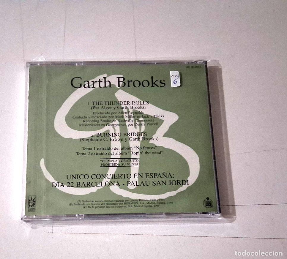 CDs de m&uacute;sica: GARTH BROOKS &rdquo;GARTH BROOKS&rdquo; CD SINGLE 2 TRACKS COMO NUEVO - Foto 2