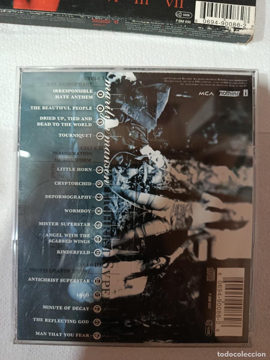 CDs de m&uacute;sica: CD Marilyn Manson Antichrist Superstar - Foto 3