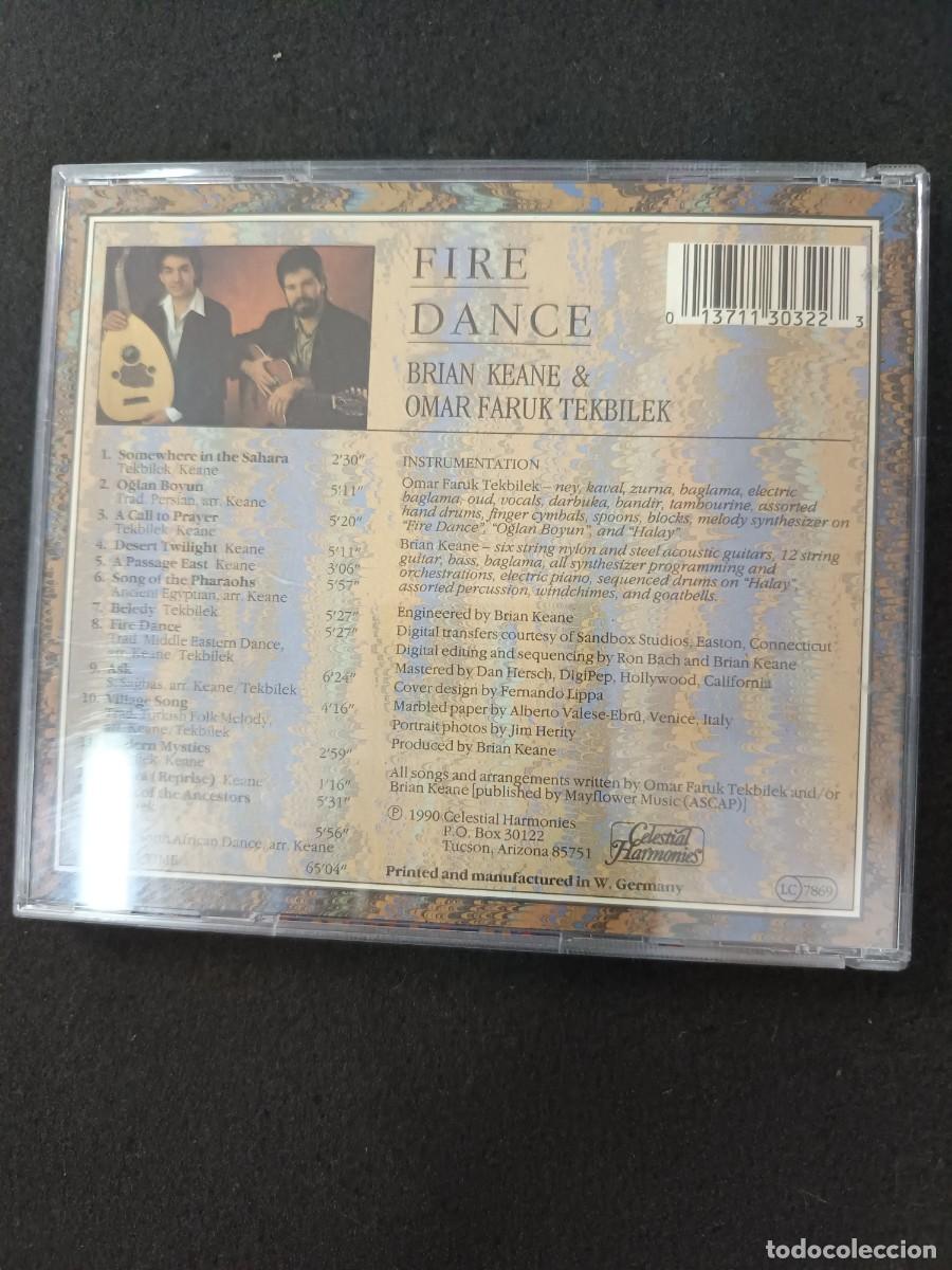 CDs de m&uacute;sica: FIRE DANCE. BRIAN KEANE & OMAR FARUK TEKBILEK - Foto 2