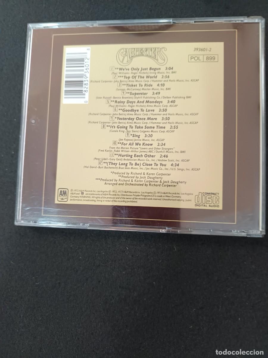CDs de m&uacute;sica: CARPENTERS.THE SINGLES - Foto 2
