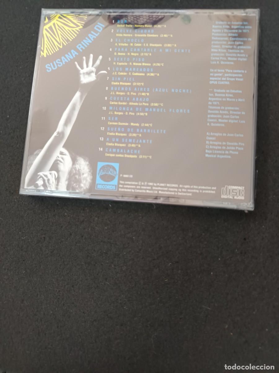 CDs de m&uacute;sica: SUSANA RINALDI (PLANET RECORDS) - Foto 2