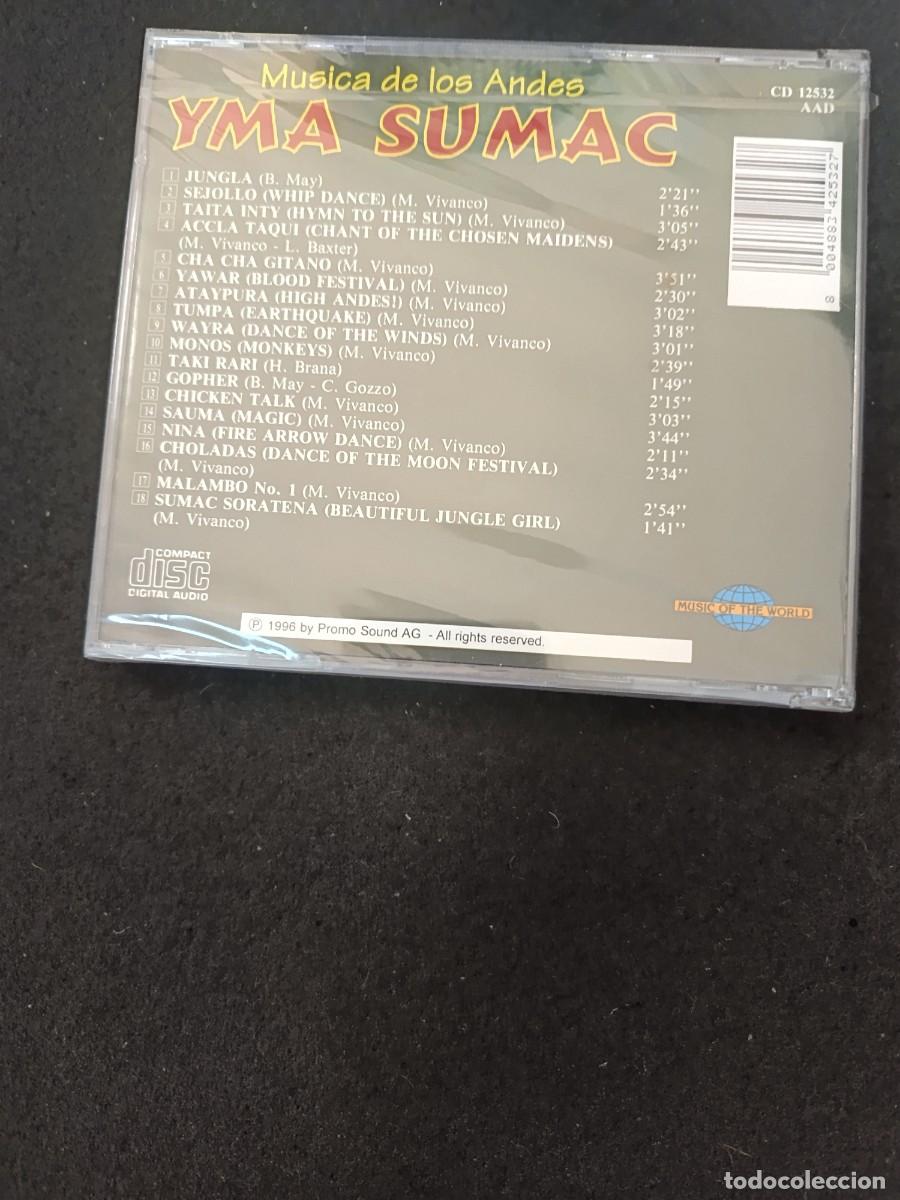 CDs de m&uacute;sica: MUSICA DE LOS ANDES. YMA SUMAC - Foto 2