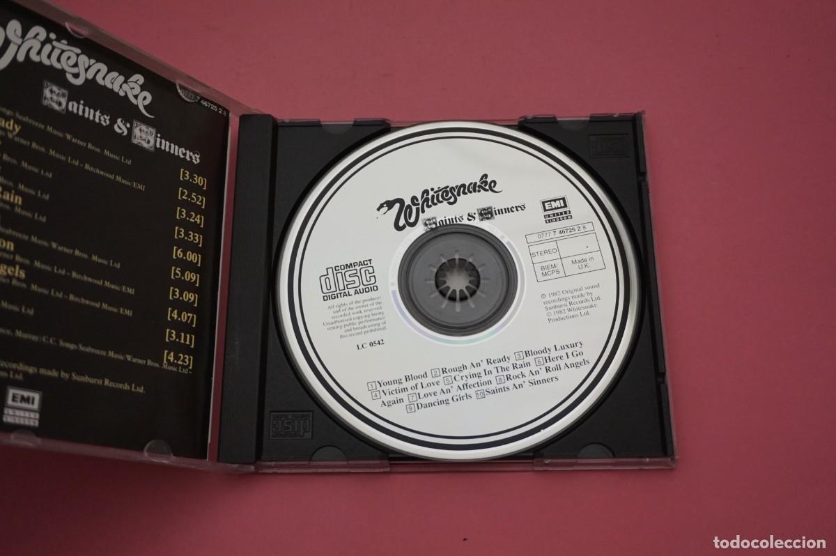 CDs de m&uacute;sica: CD - WHITESNAKE - SAINTS & SINNERS - DISCO EN ESTADO EXCELENTE - Foto 2