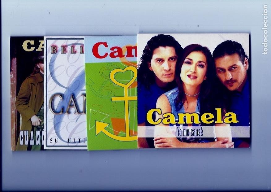 CDs de M&uacute;sica: CAMELA. Cuando zarpa el amor.Bella Lucia. Cuando zarpa el amor - Remixes. Ya me..... (4 cds single )